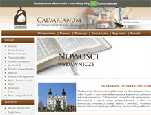Tablet Screenshot of calvarianum.pl